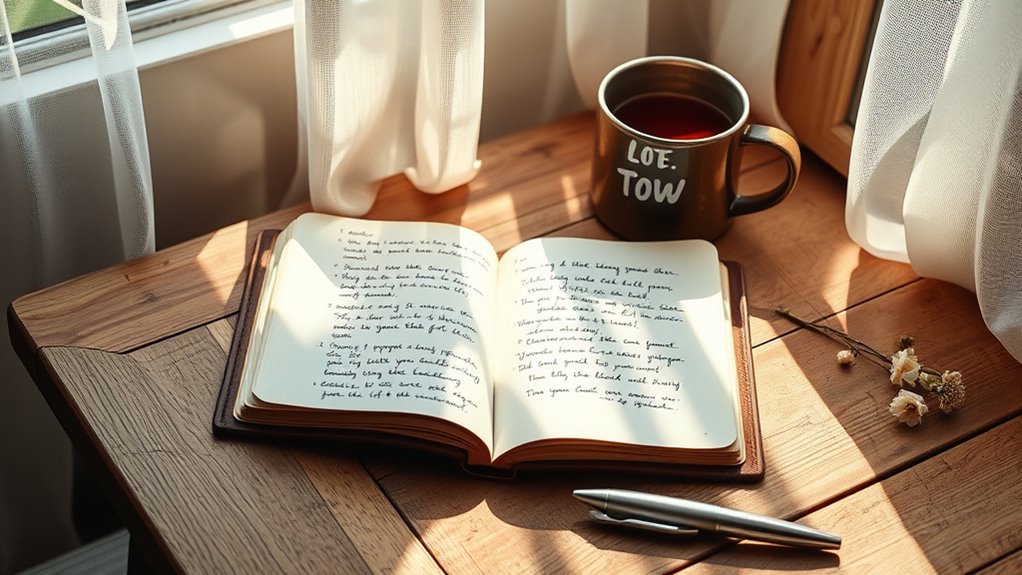 breakup healing journaling prompts