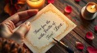 effective love letter intentions