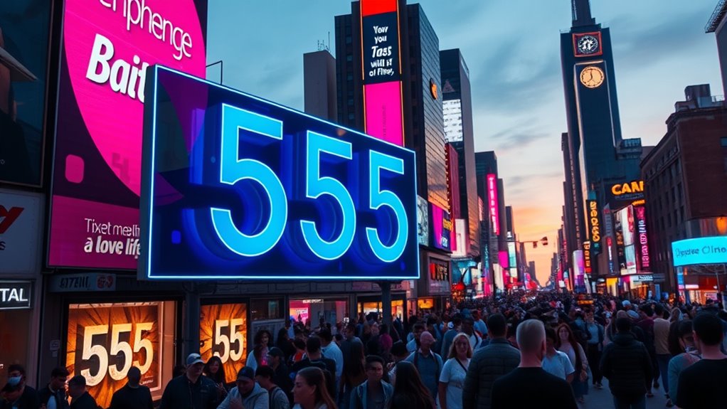 number 555 urges love change