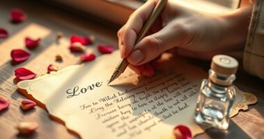 writing love manifesting intentions
