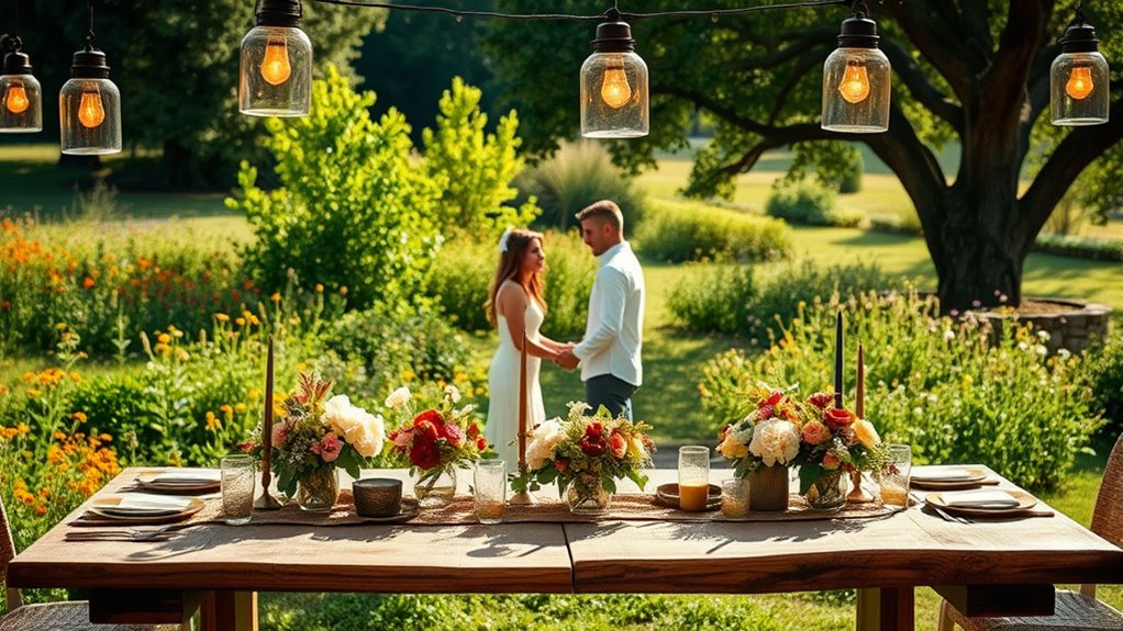 sustainable romantic event planning