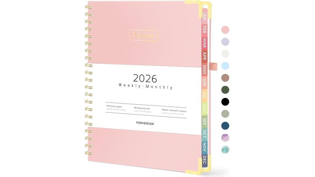 2026 planner with spiral
