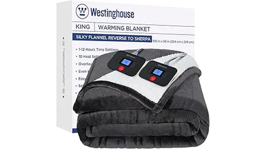 electric blanket with timer