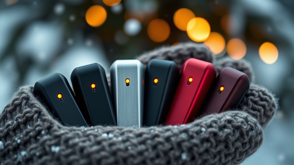 hand warmer features and safety