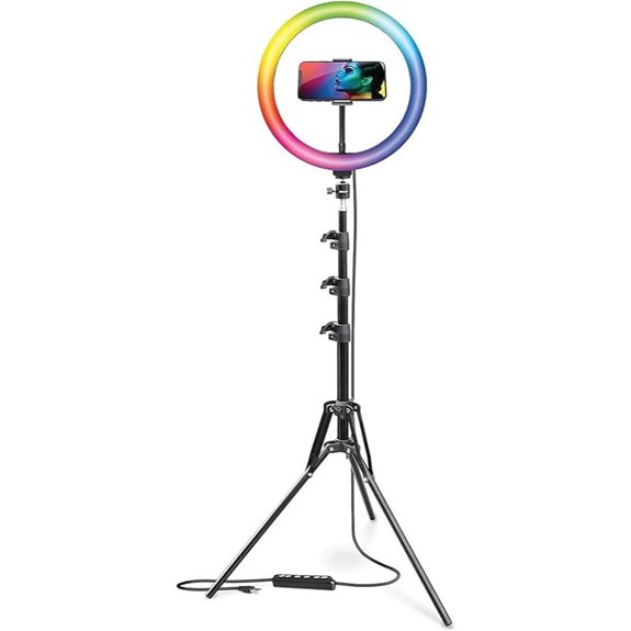 Bower 12-inch RGB LED Selfie Ring Light Kit