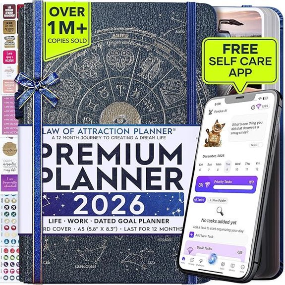 Law of Attraction Planner 2026 Deluxe with App