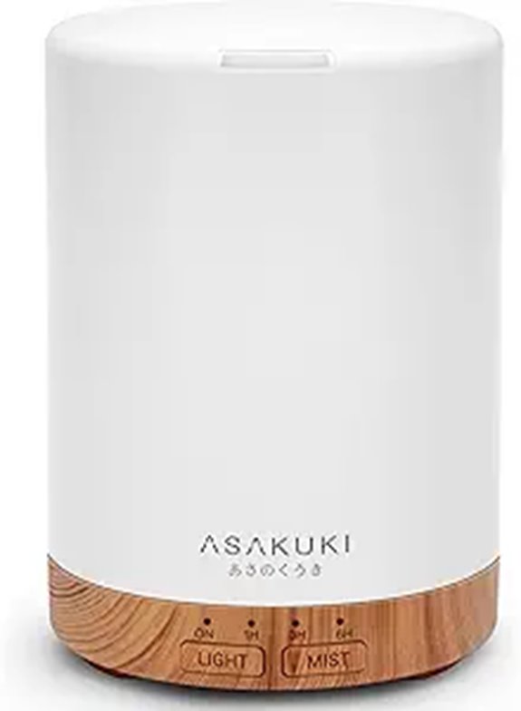 ASAKUKI 300ML Essential Oil Diffuser with Lights