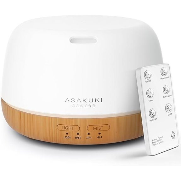 ASAKUKI 300ml Ultrasonic Essential Oil Diffuser