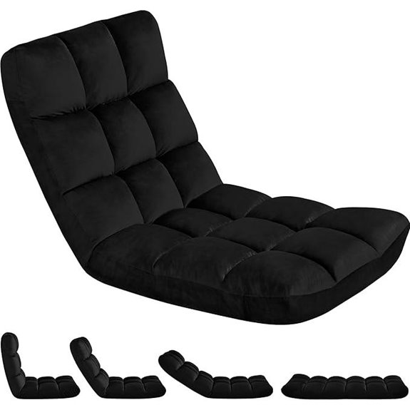 Yaheetech Adjustable Back Support Floor Chair