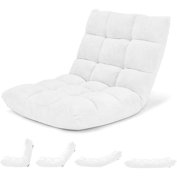 Giantex Adjustable Floor Chair with Back Support