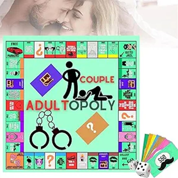 Adultopoly Loveopoly Couple Board Game