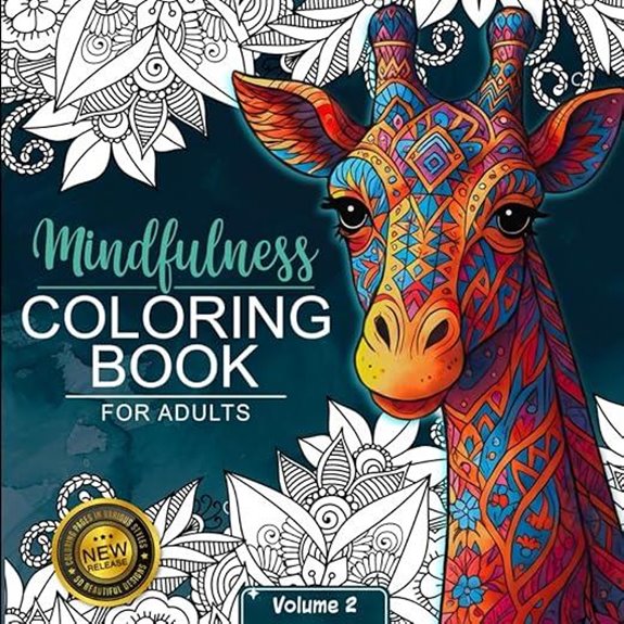 Mindfulness Coloring Book for Adults with Stress Relief