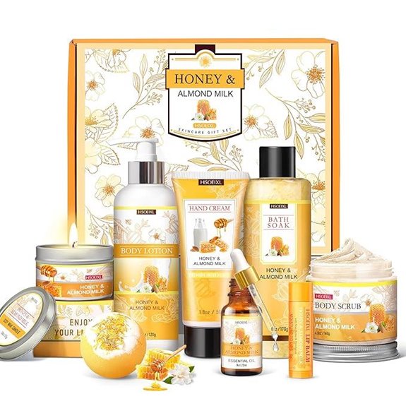 Almond Milk & Honey Bath Gift Set for Women