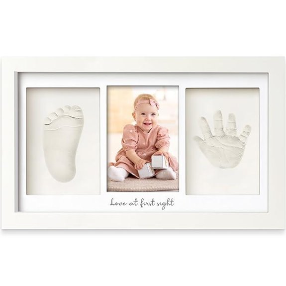 KeaBabies Baby Hand & Footprint Kit with Frame