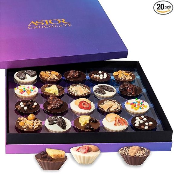 Belgian Gourmet Chocolate Gift Box with 20 Truffles