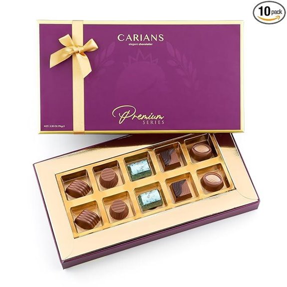 CARIANS Belgian Chocolate Truffles Gift Box