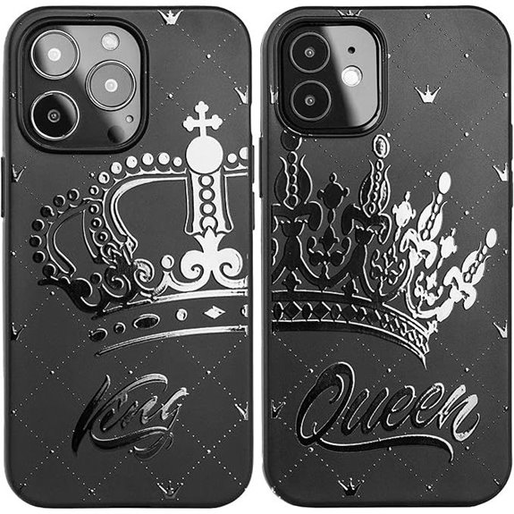 Black iPhone 16 Pro Max Couple Phone Case