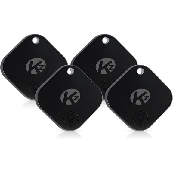 KZO Bluetooth Tracker 4-Pack for Keys and Wallets