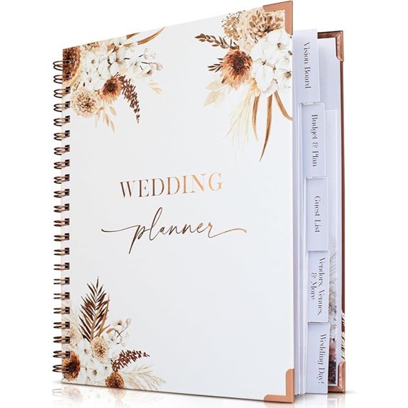 Boho Wedding Planner Book and Organizer