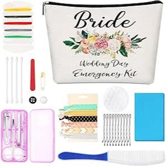 Weewooday Bridal Emergency Kit with Makeup Bag