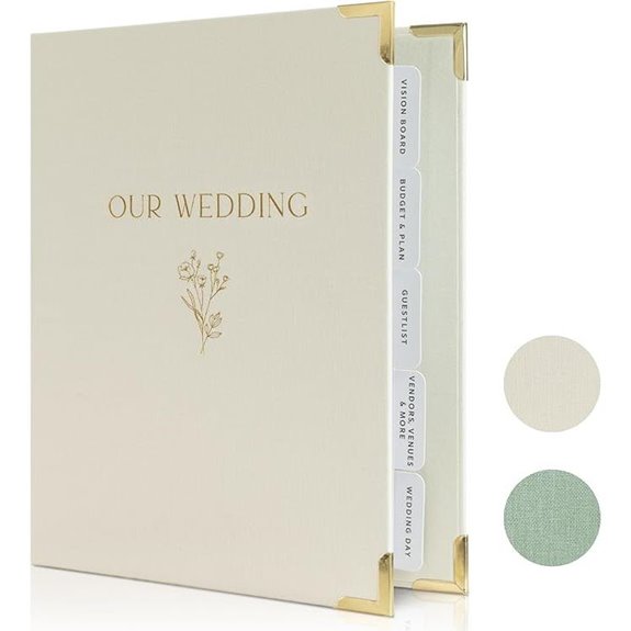 Wedding Planner Book and Organizer for Brides