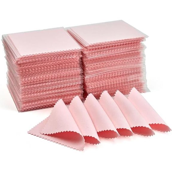 250PCS Jewelry Polishing Cloths for Silver & Gold
