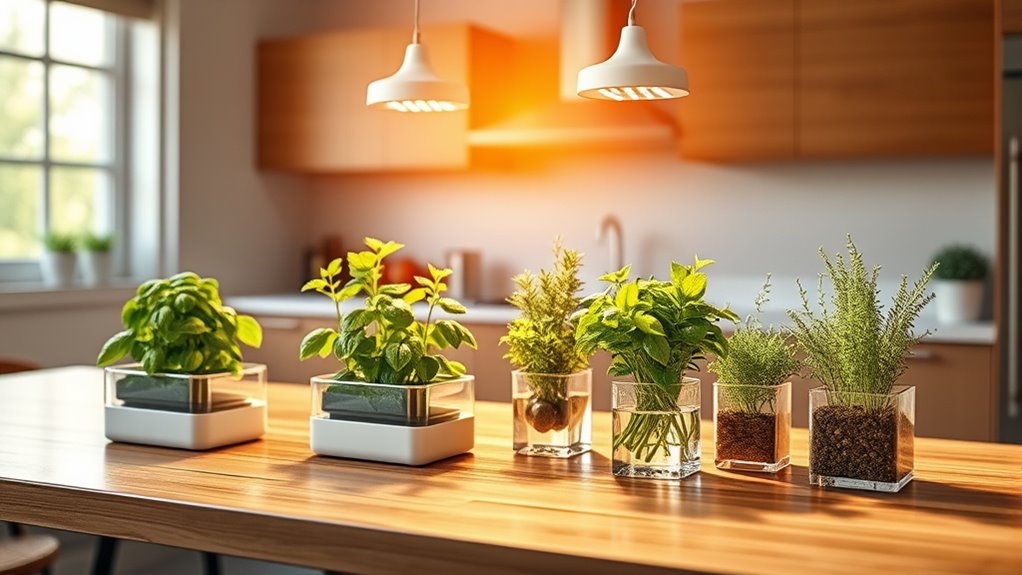choosing easy indoor herb kits