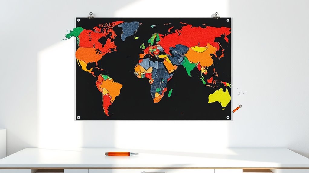 choosing the perfect scratch map