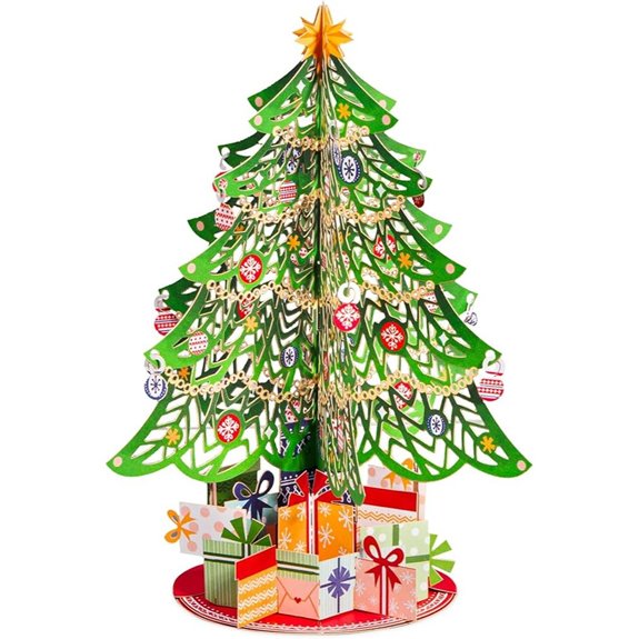 Paper Love 3D Christmas Tree Pop-Up Card