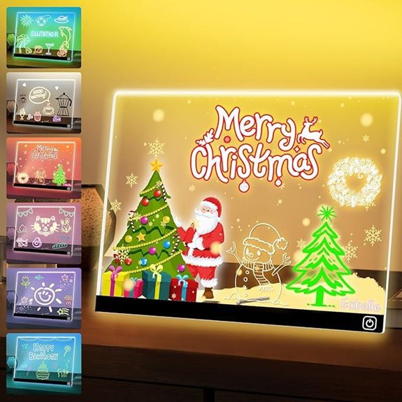 16 LED Message Board with Multi-Color Light