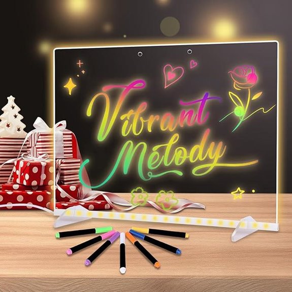 LED Message Board with 7 Colors and 4 Modes