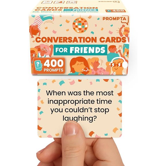 400 Conversation Cards for Friends – Fun Open-Ended Questions