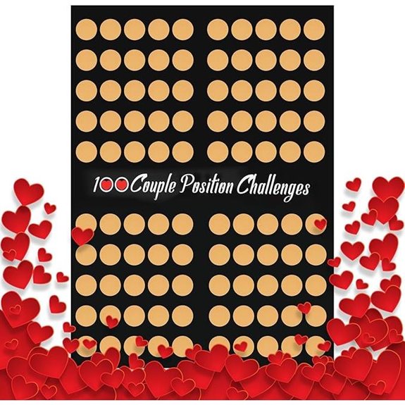 Couple Position Challenge Scratch Off Poster