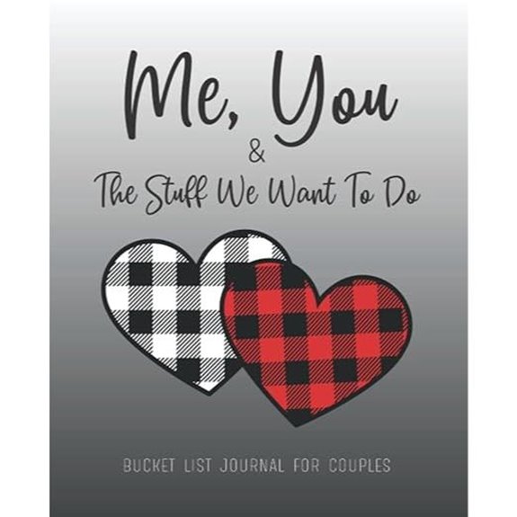 Couples Bucket List Journal for Life Goals & Adventures