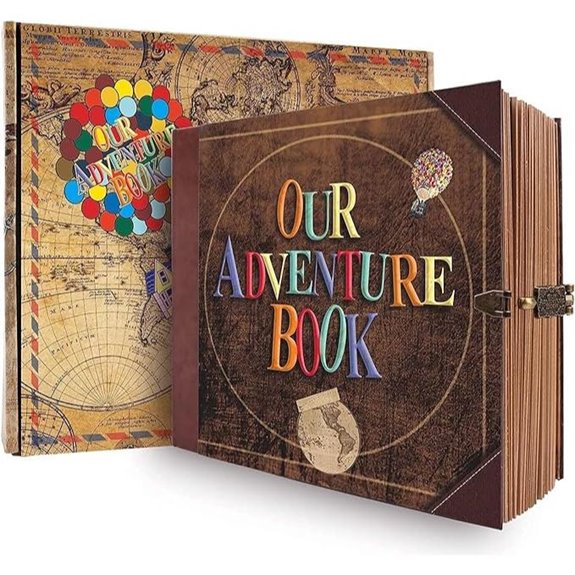 couples adventure scrapbook album
