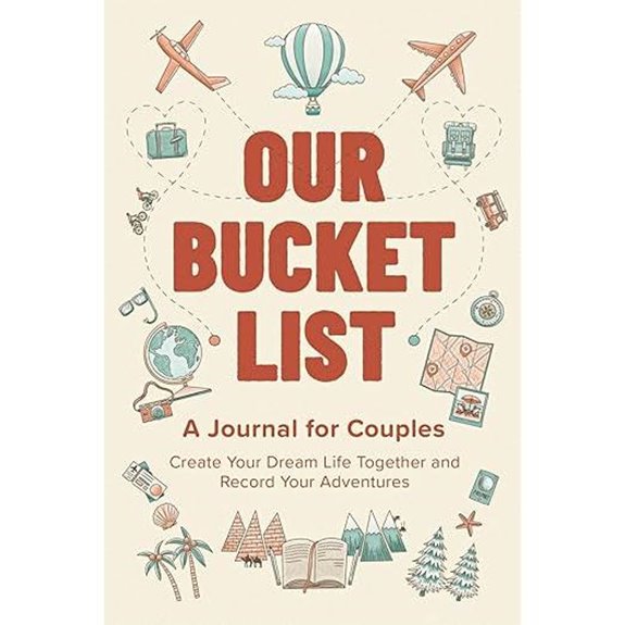 Couples Bucket List Journal for Adventures