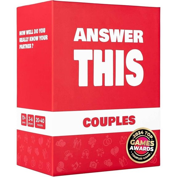 AnsWEr This Couples Game – 150 Conversation Cards