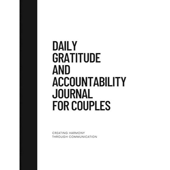 daily gratitude and accountability journal for couples