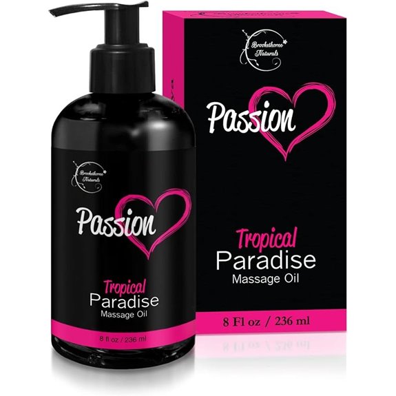 Passion Massage Oil for Couples with Jojoba & Almond