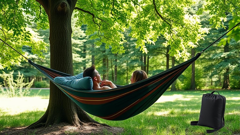 couples portable hammock features