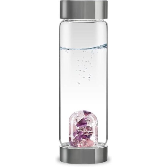 VitaJuwel ViA Wellness Crystal Water Bottle