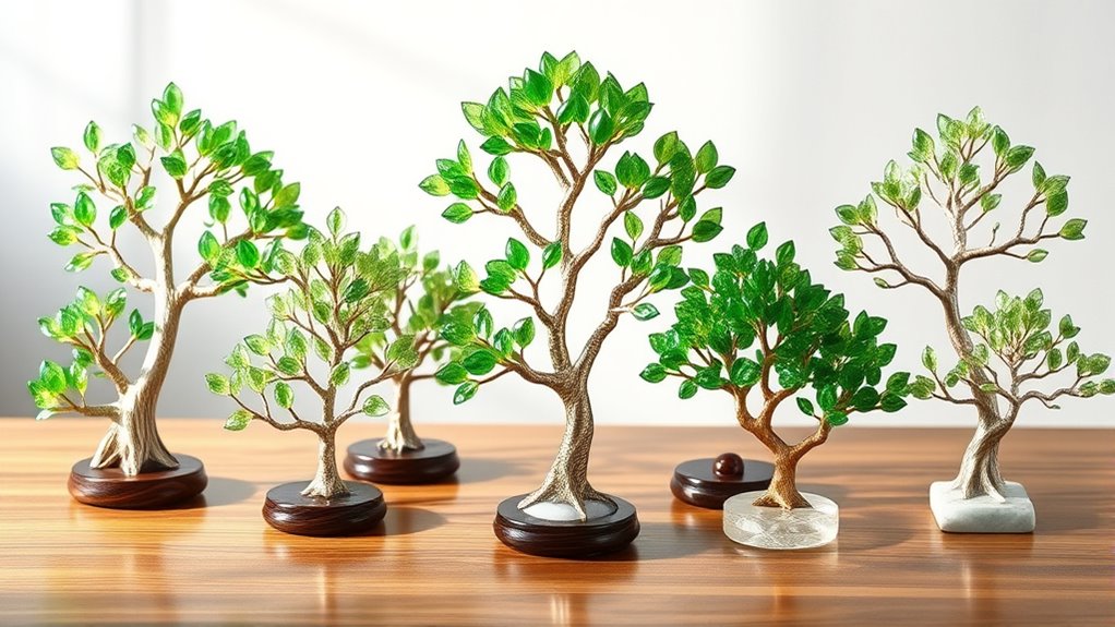 crystal types and placement