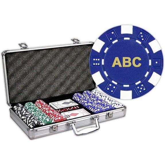 DA VINCI Custom Poker Chips with Case and Cards