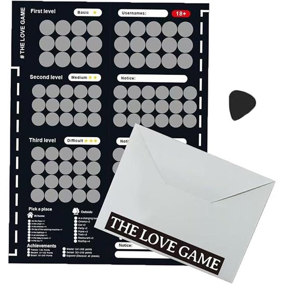 GUCOOKTIN Date Night Scratch Off Poster (Black)