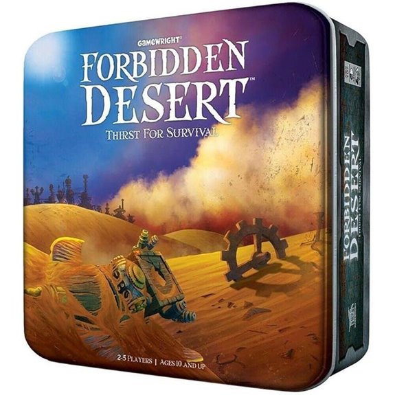 Forbidden Desert Cooperative Board Game for 2-5 Players