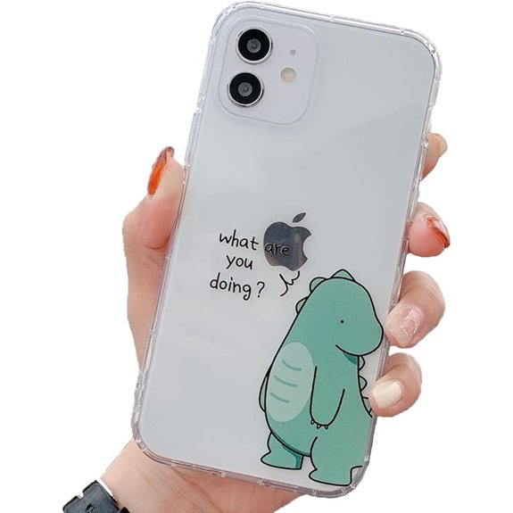 Eylisa Dinosaur Clear Soft iPhone 15 Pro Max Case