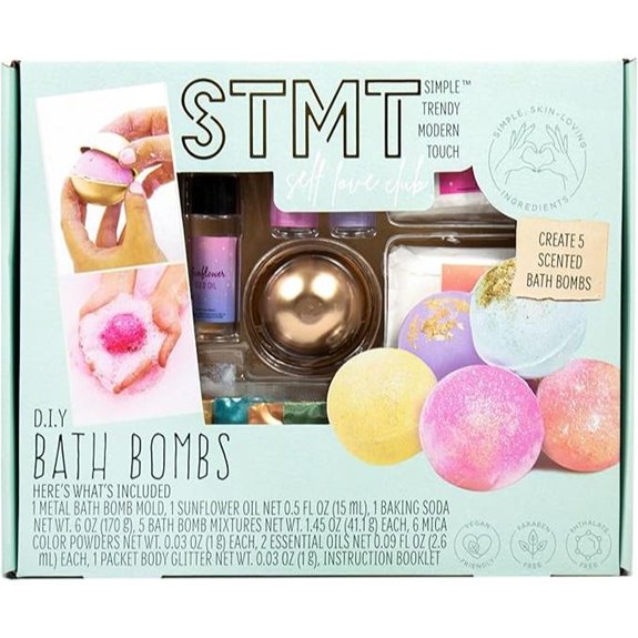 STMT Self-Love Bath Bombs DIY Kit (5-Piece)
