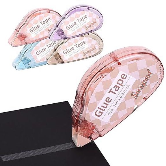 Scrapbook Double-Sided Tape 4-Pack for Crafts