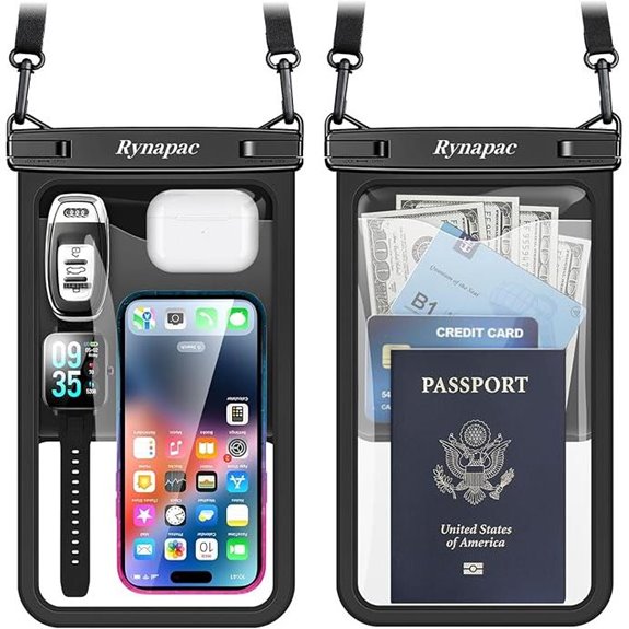 Waterproof Phone Pouch 2 Pack for Underwater Use