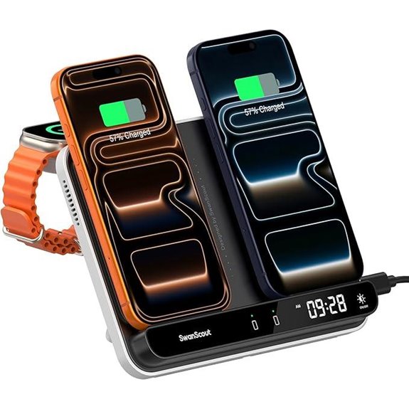 SwanScout 710A Dual Wireless Charger for Apple Devices